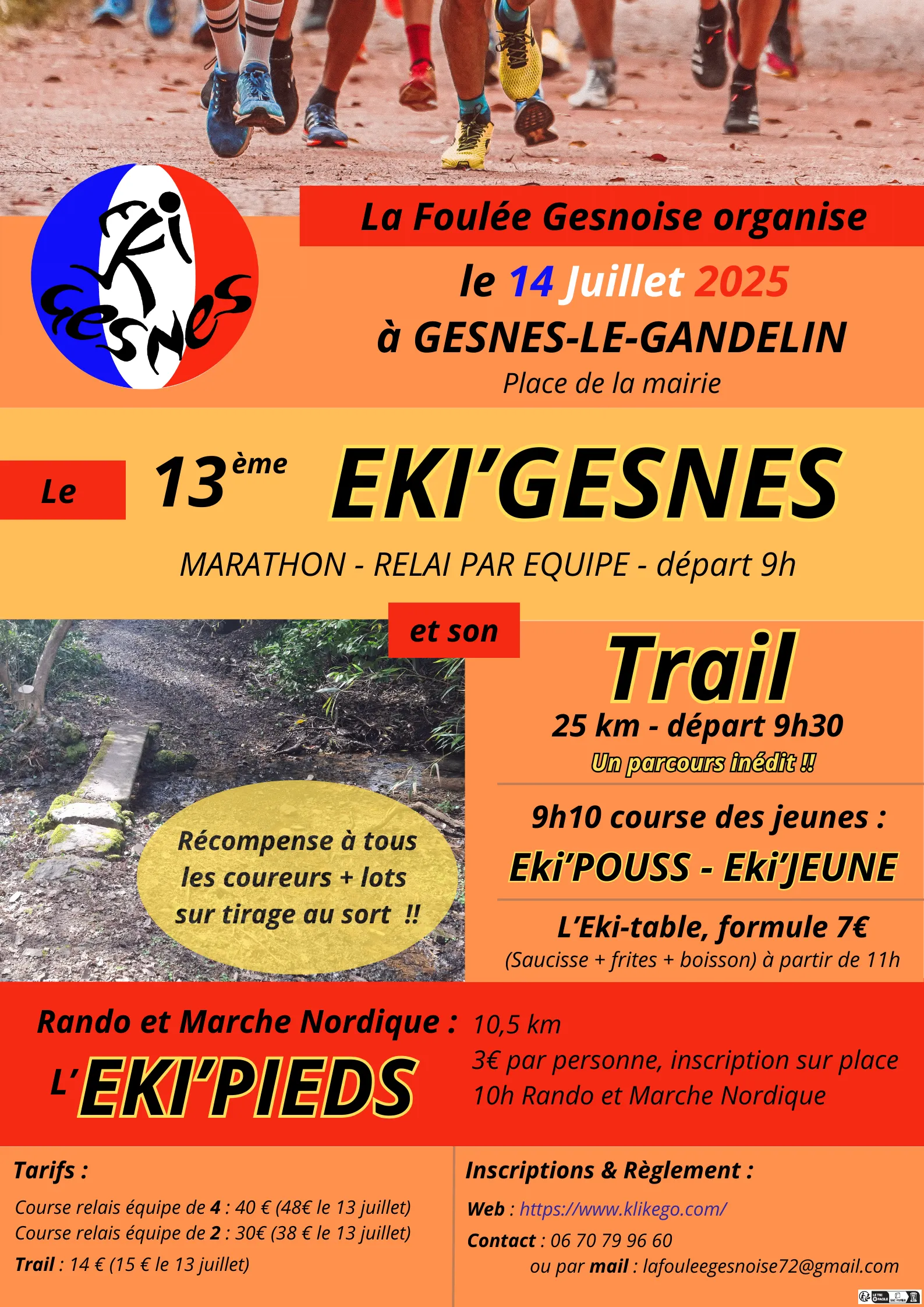 Eki’Gesnes 2026 Inscription Résultats