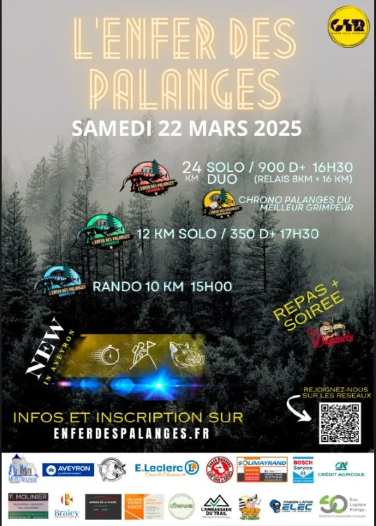 Enfer des Palanges 2026 Inscription Résultats