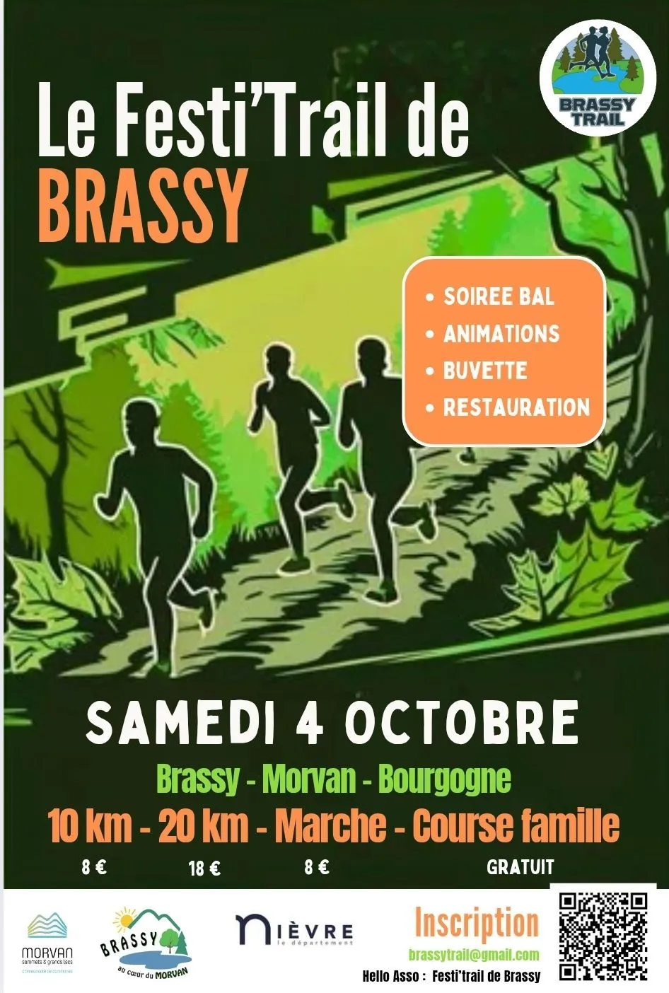 Festi’Trail de Brassy 2025 Inscription Résultats