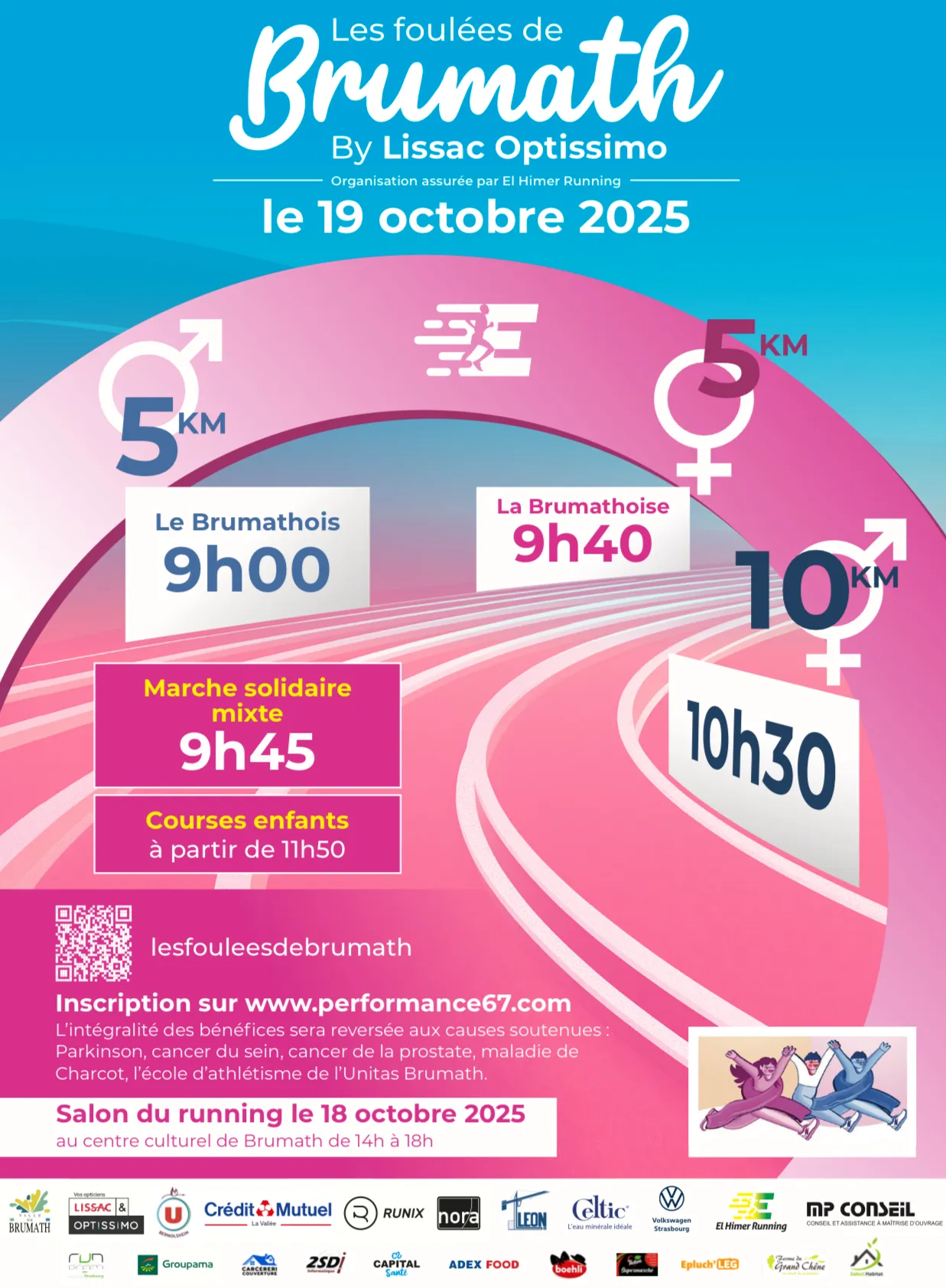 Foulées de Brumath 2025 Inscription Résultats