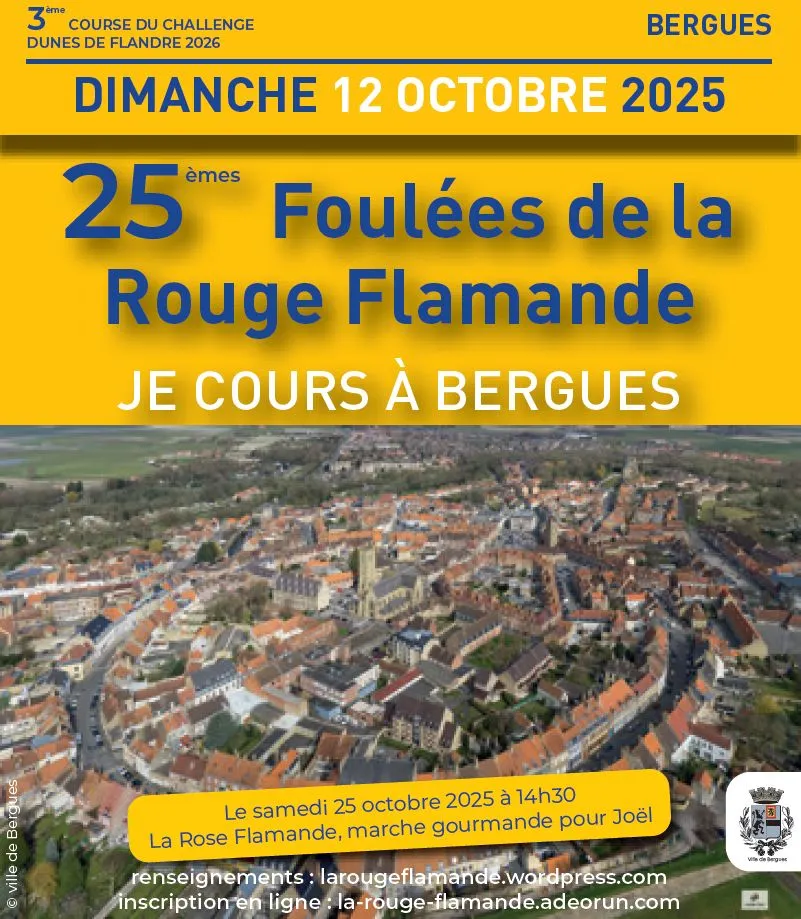 Foulées de la Rouge Flamande 2025 Inscription Résultats