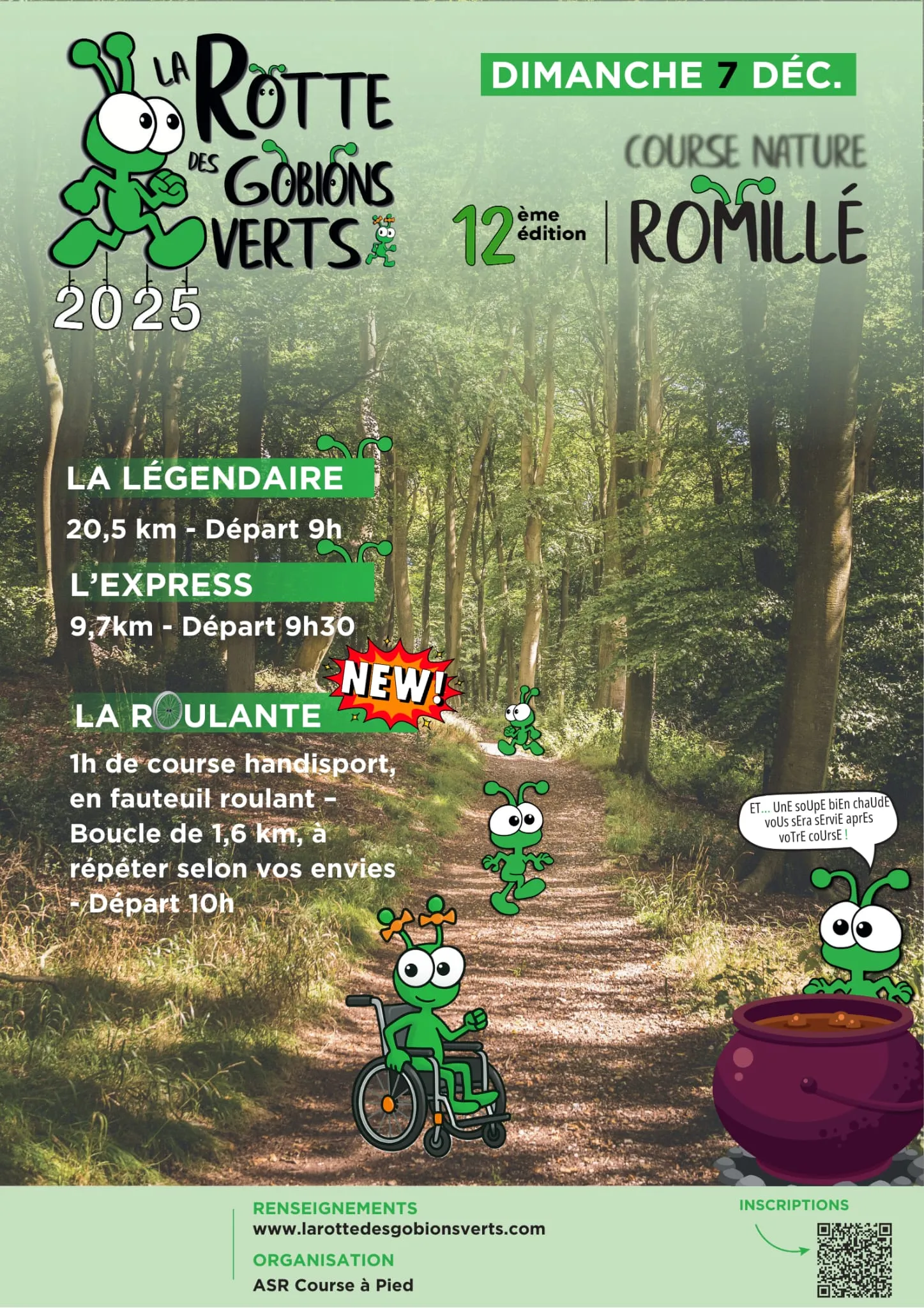 La rotte des gobions verts 2018 Inscription Résultats