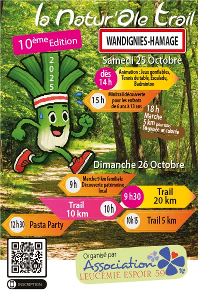 Natur’Ale trail – Wandignies Hamage 2025 Inscription Résultats