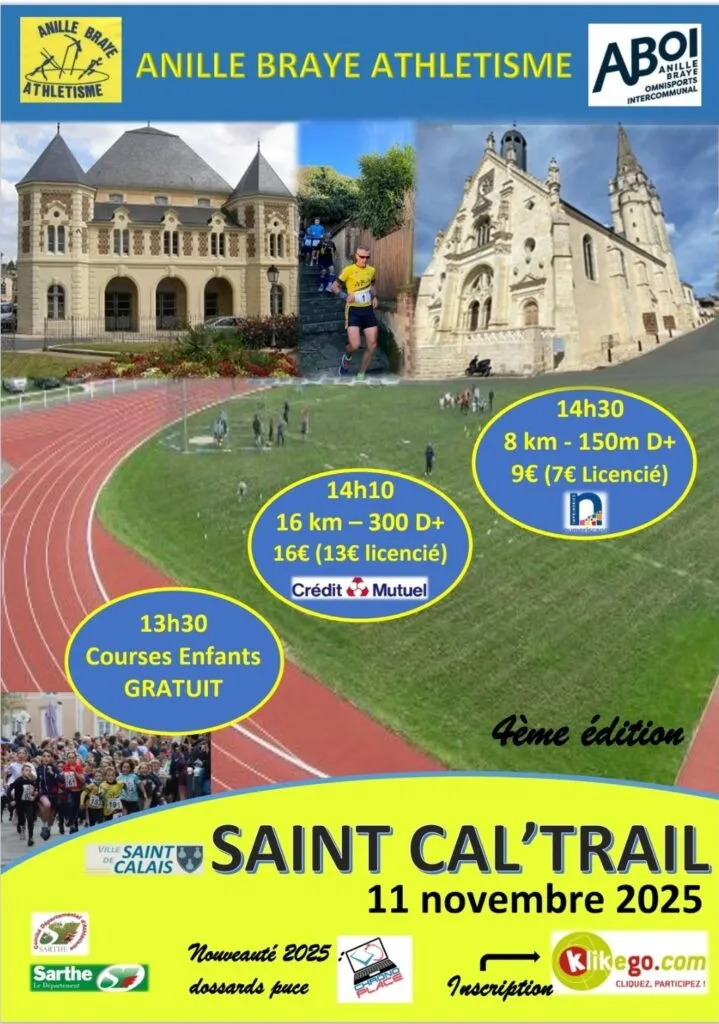 St’Cal Trail – Saint Calais 2025 Inscription Résultats