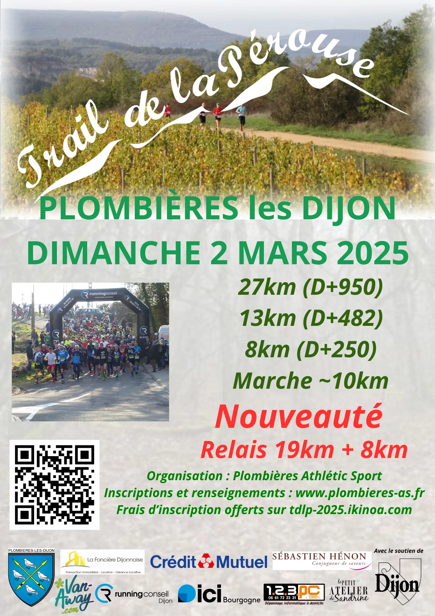 Trail de la Pérouse 2026 Inscription Résultats