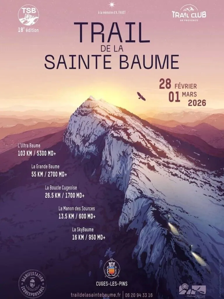 Trail de la Sainte Baume 2026 Inscription Résultats