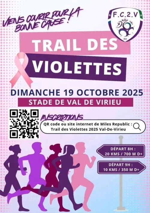 Trail des Violettes Virieu 2025 Inscription Résultats