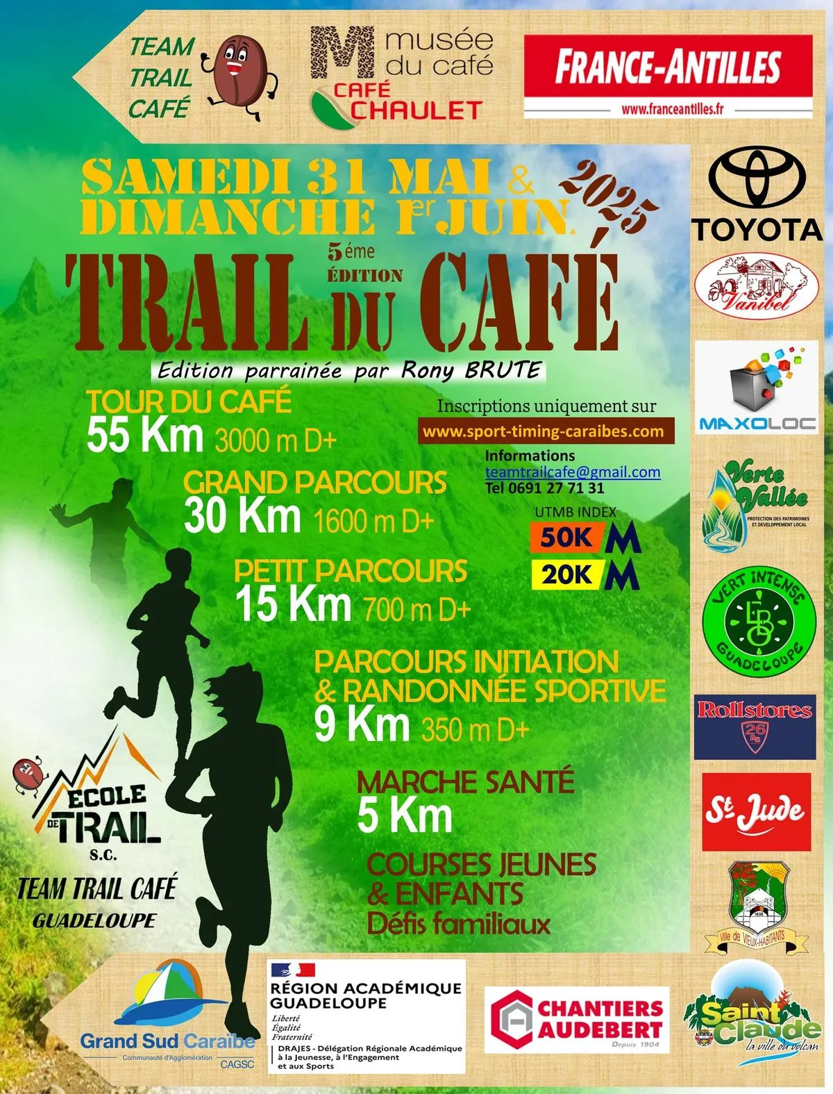 Trail du café 2026 Guide Inscription Résultats