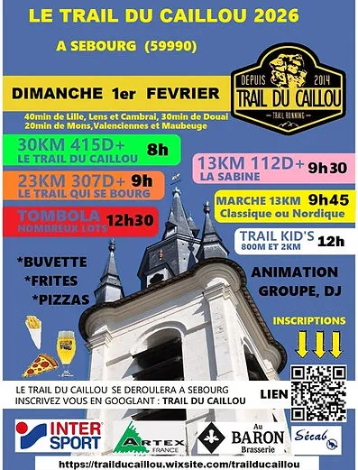 Trail du Caillou 2026 Inscription Résultats