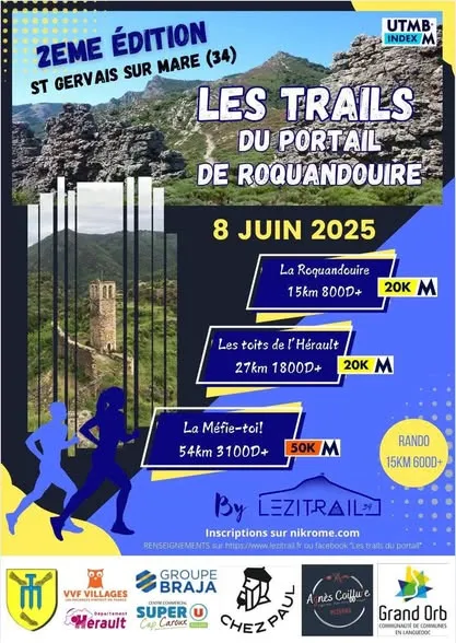 Trails du Portail de Roquandouïre 2026 Guide Inscription Résultats
