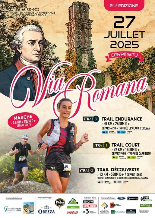 Trail Via Romana 2026 Guide Inscription Résultats