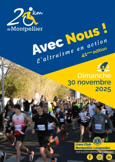 20 km de Montpellier 2025 Inscription Résultats