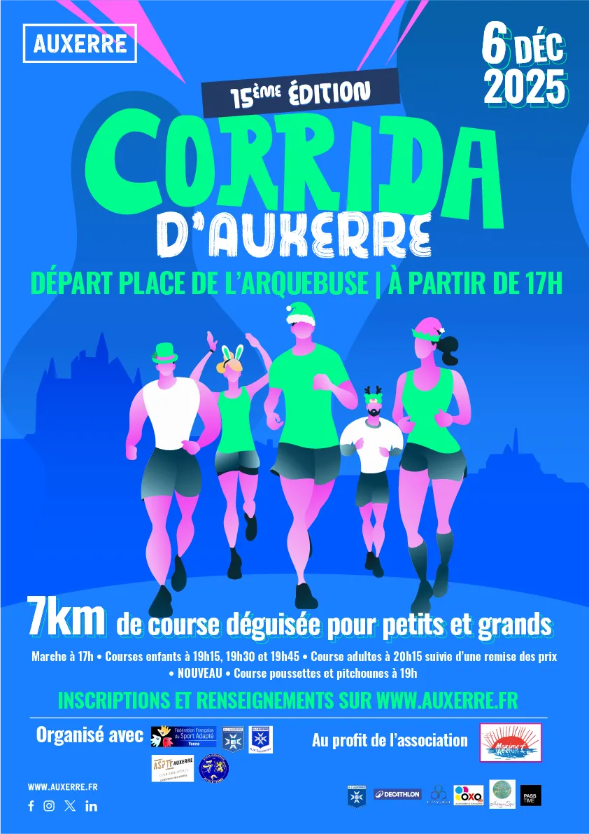 Corrida d’Auxerre 2025 Inscription Résultats