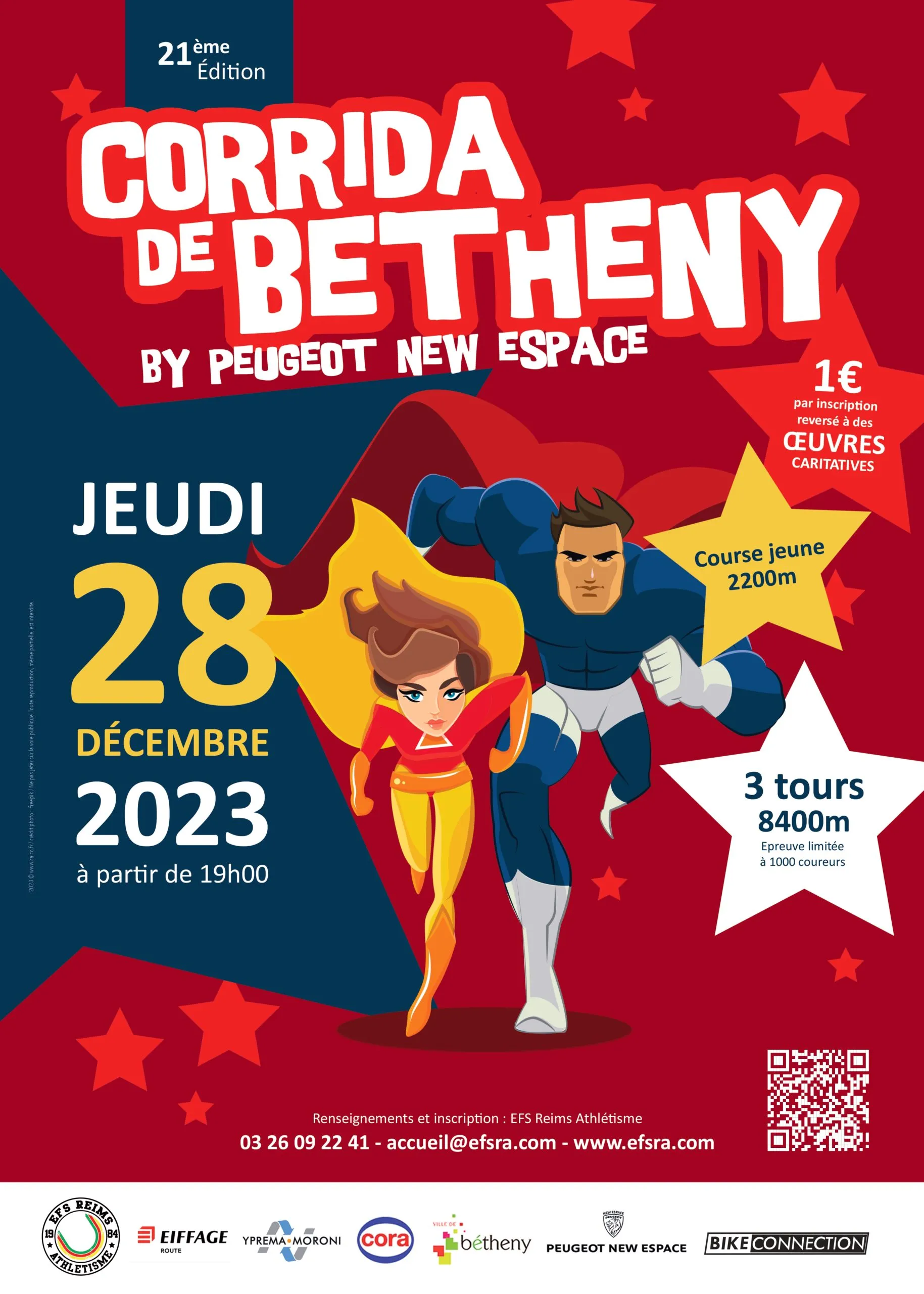 Corrida de Bétheny 2025 Inscription Résultats