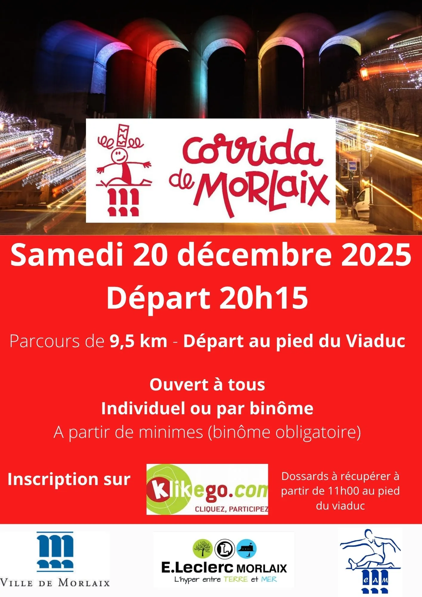 Corrida de Morlaix 2025 Inscription Résultats