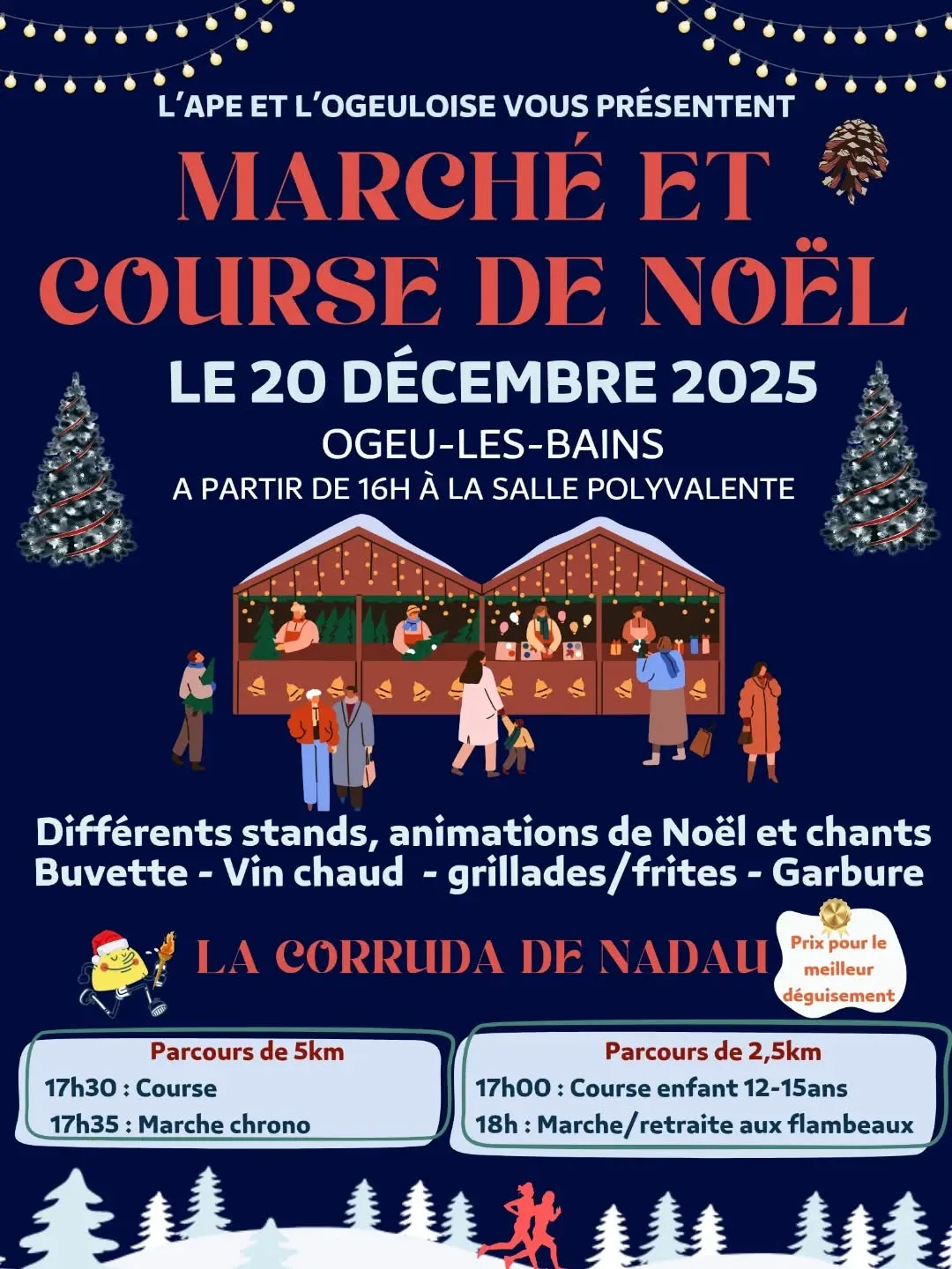 Course de Noël Ogeu Les Bains 2025 Inscription Résultats