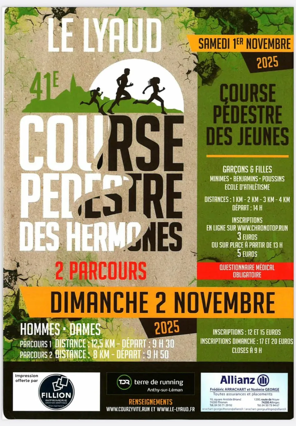 Course des Jeunes Hermones 2025 Inscription Résultats
