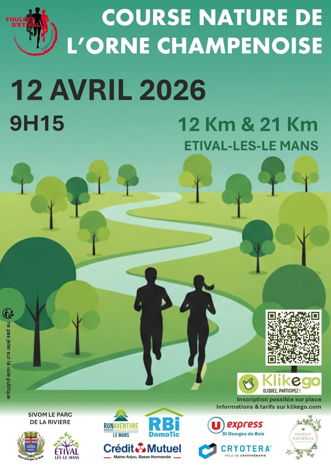 Courses nature L’Orne Champenoise 2026 Inscription Résultats
