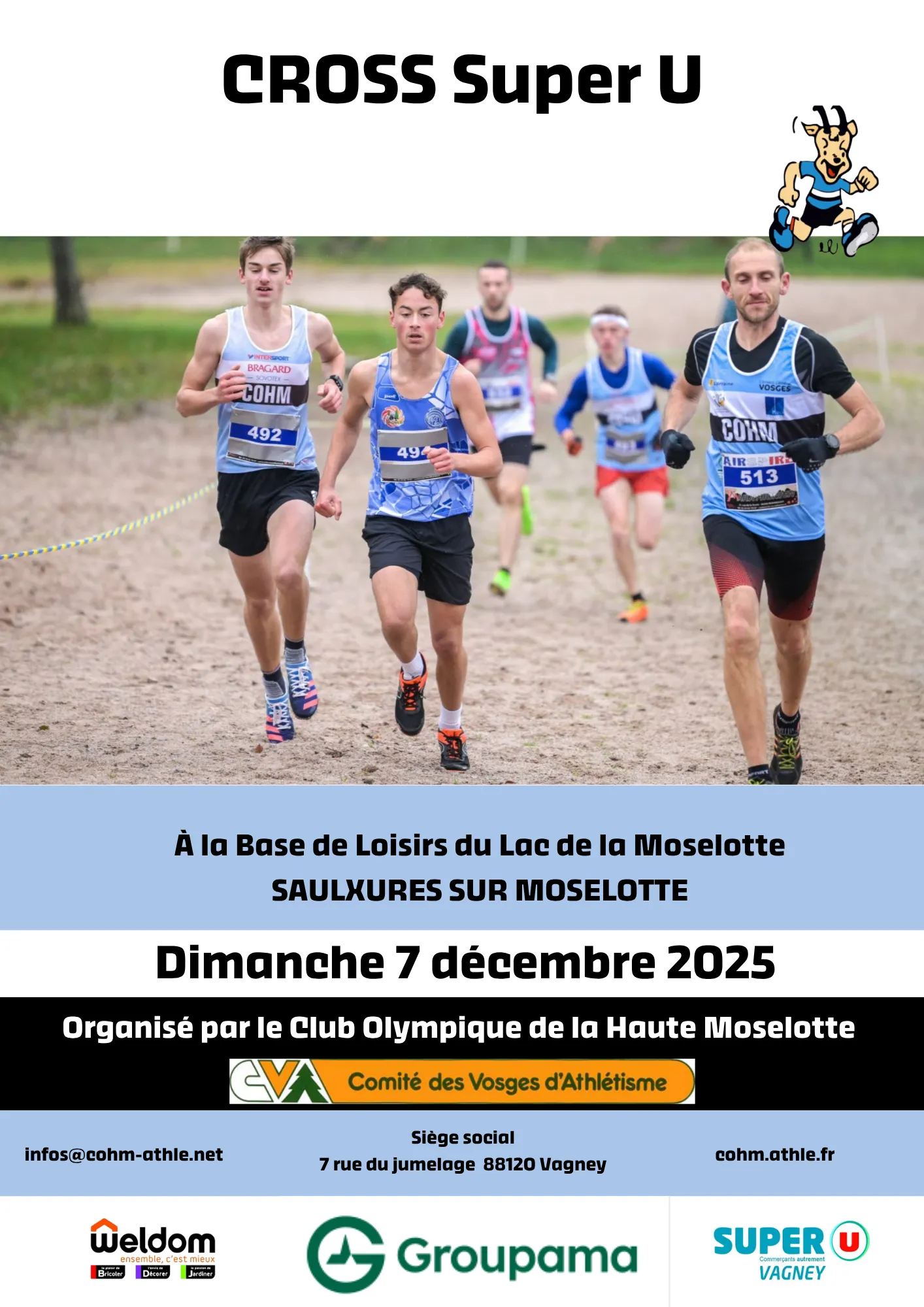 Cross avec le Cohm 2025 Inscription Résultats
