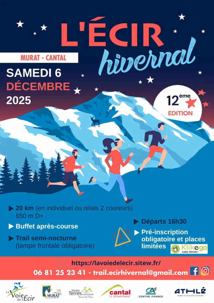 Ecir hivernal 2025 Inscription Résultats