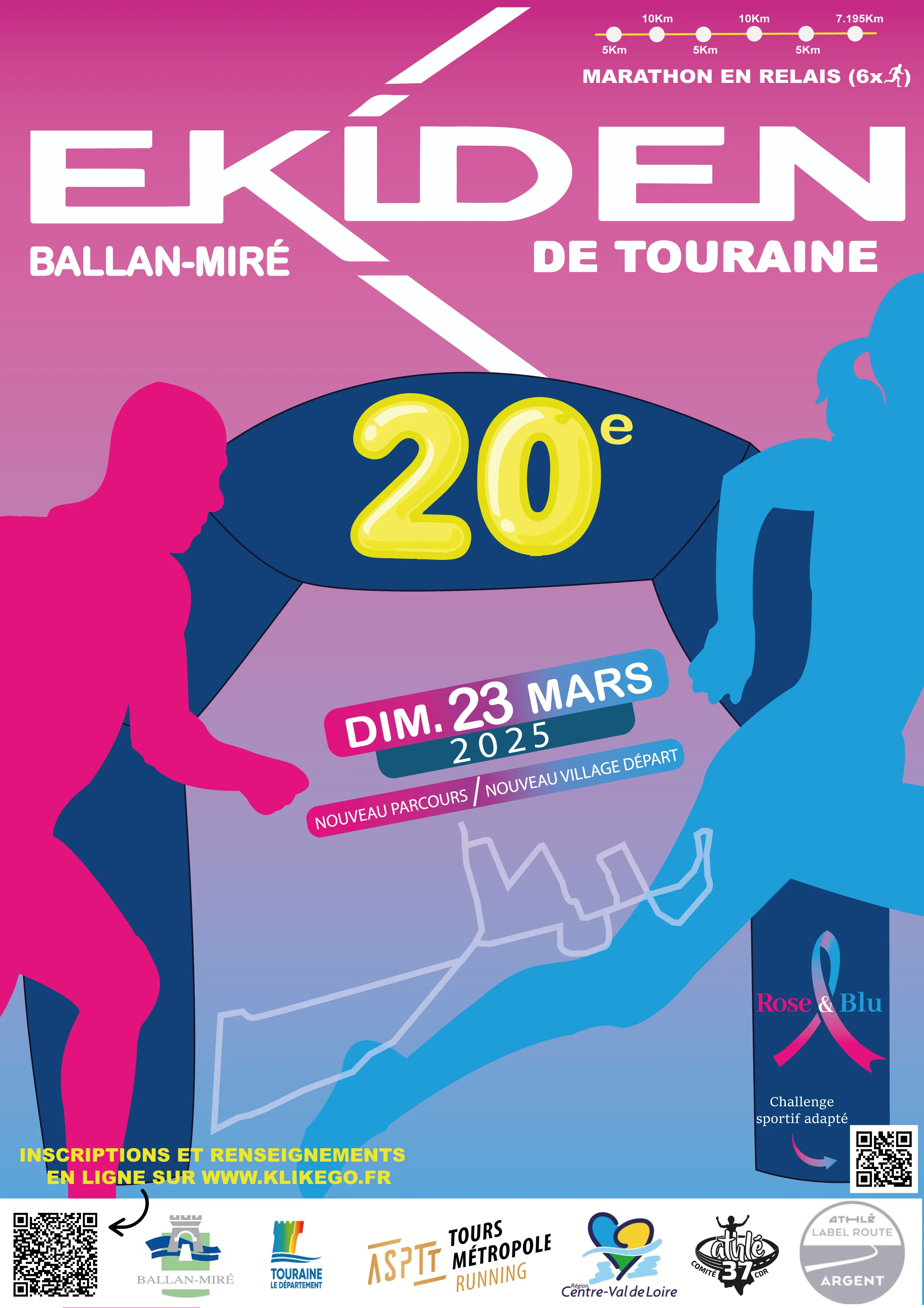 affiche de la course