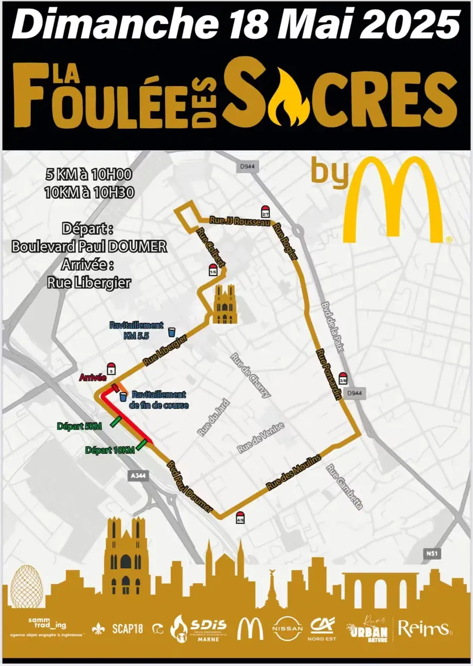 Foulée des Sacres 2026 Inscription Résultats