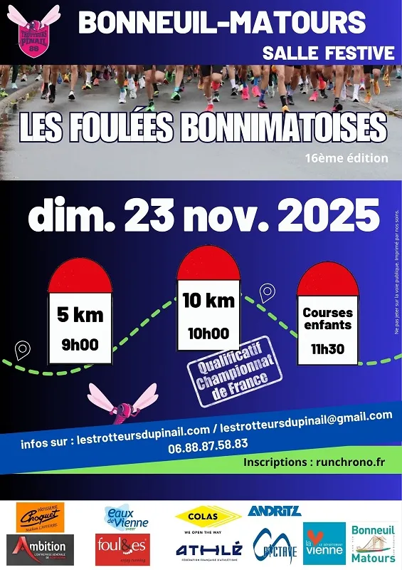 Foulées Bonnimatoises 2025 Inscription Résultats