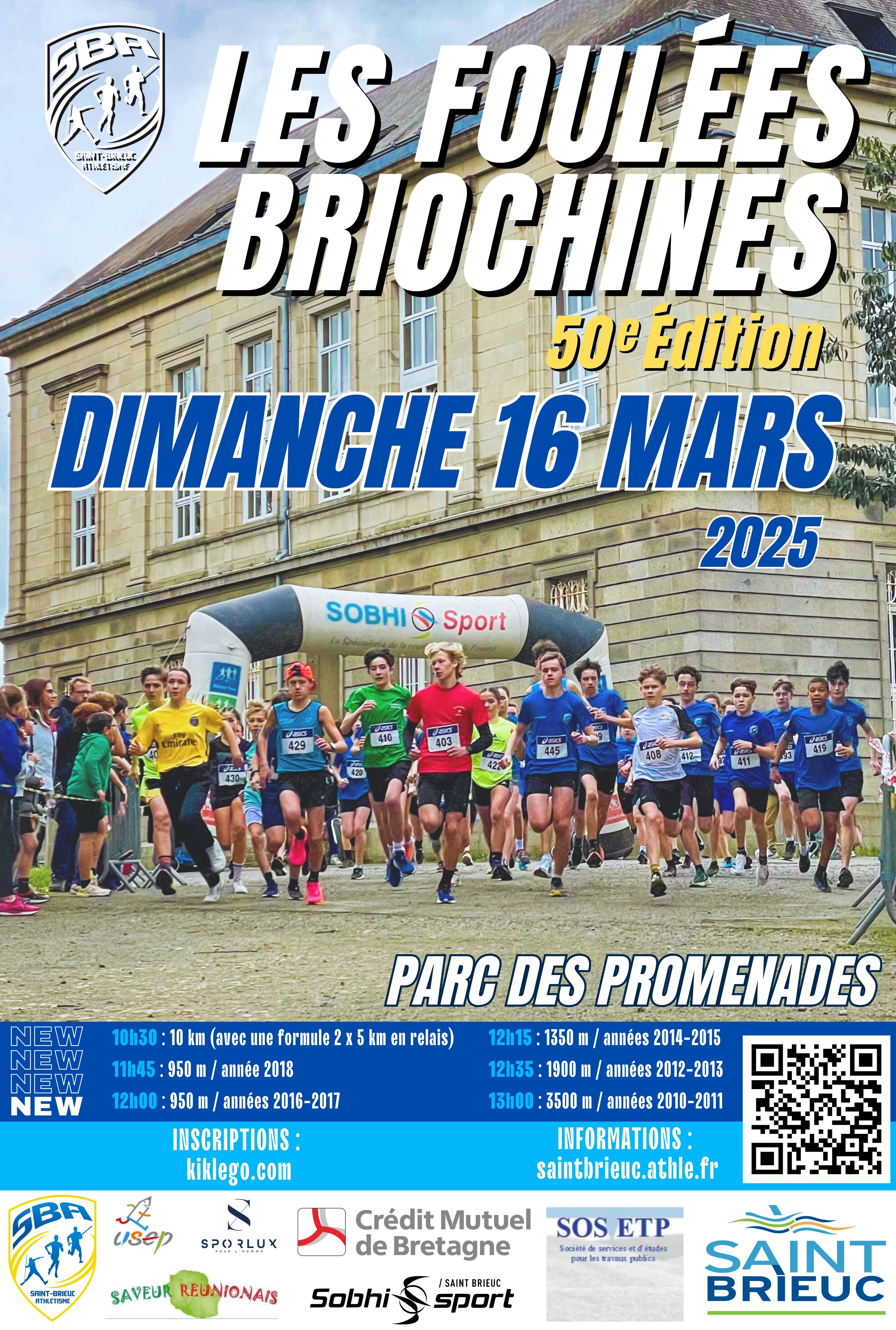 Foulées Briochines 2025 Inscription Résultats