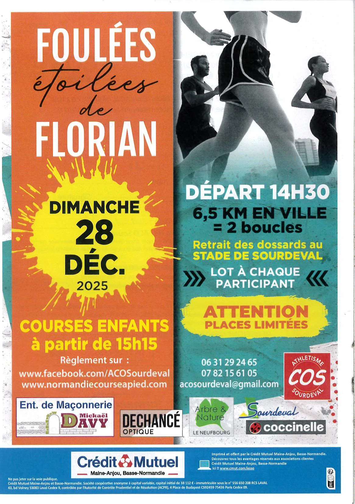 Foulées Etoilées de Florian 2025 Inscription Résultats