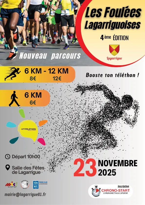Foulées Lagarriguoises 2025 Inscription Résultats