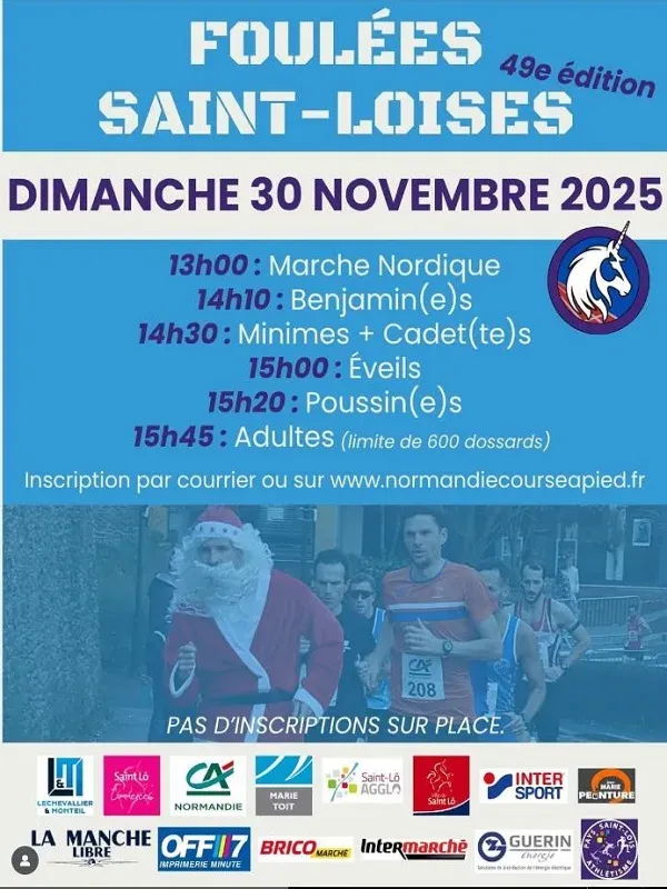 affiche de la course