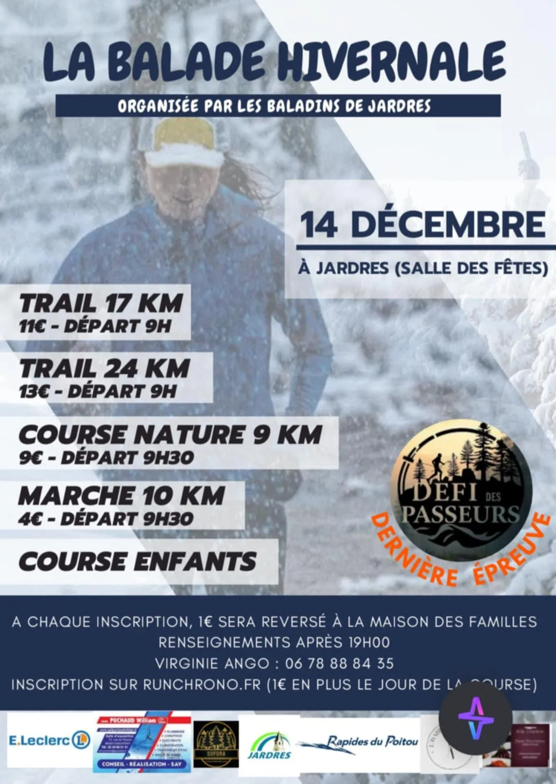 affiche de la course