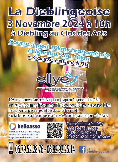 La Dieblingeoise 2025 Inscription Résultats