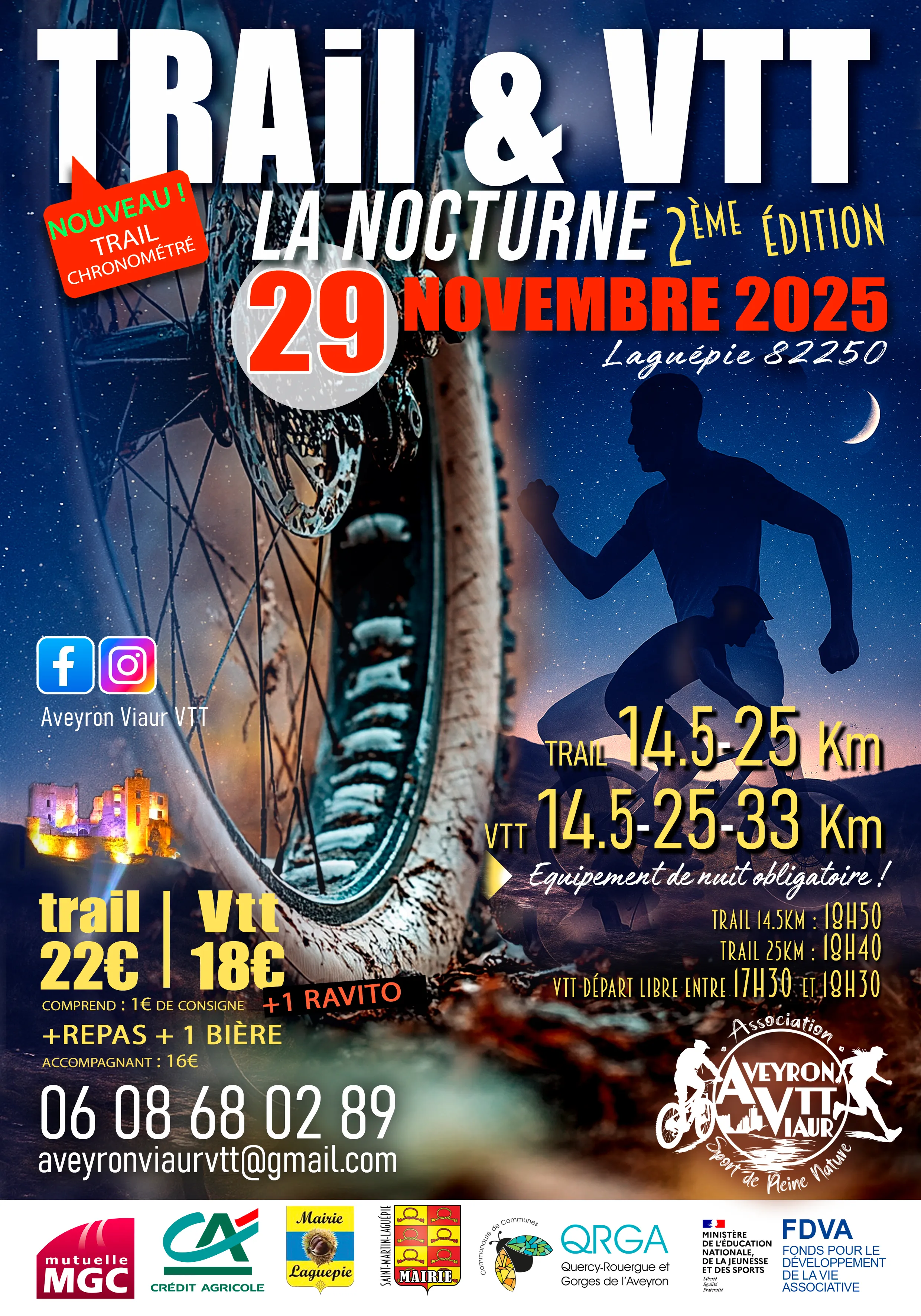 La Nocturne Laguepie 2025 Inscription Résultats