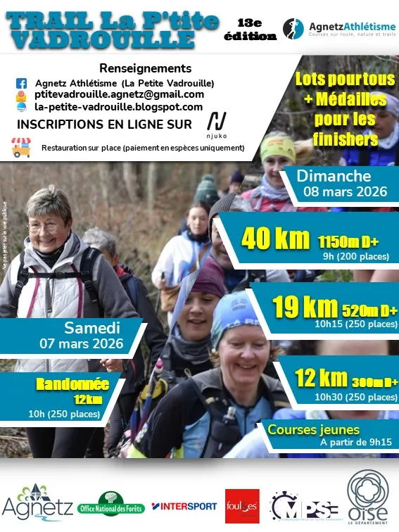 La P’Tite Vadrouille 2026 Inscription Résultats