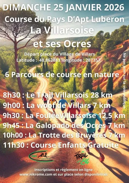 La Villarsoise 2026 Inscription Résultats