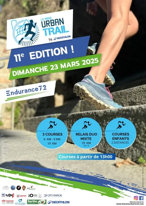 Le Mans urban trail 2026 Inscription Résultats