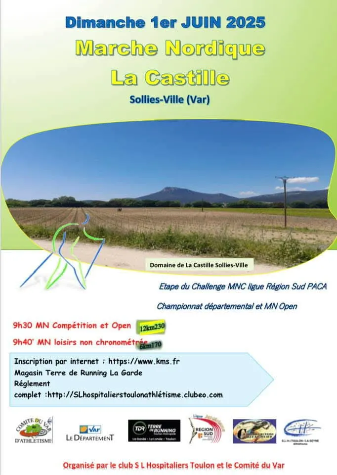 Marche Nordique La Castille 2026 Inscription Résultats