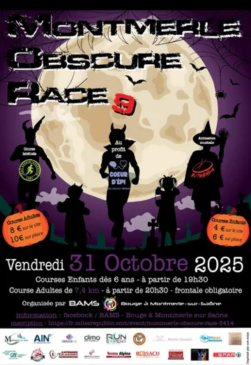 Montmerle Obscure Race 2025 Inscription Résultats