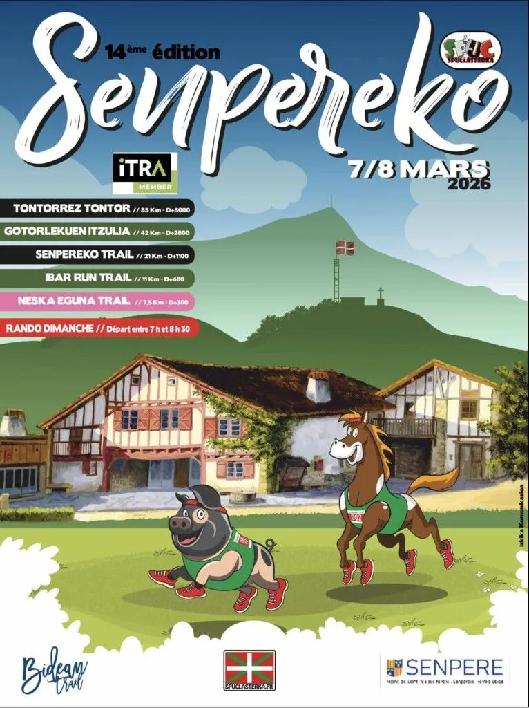 Senpereko trail 2026 Inscription Résultats