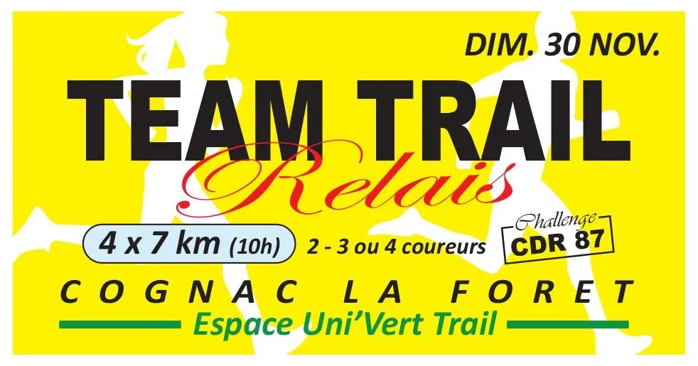 Team Trail Relais 2025 Inscription Résultats