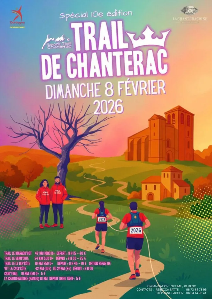 Trail de Chantérac 2026 Inscription Résultats