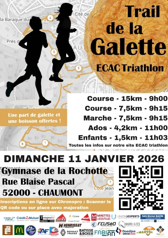 Trail de la Galette – Chaumont 2026 Inscription Résultats