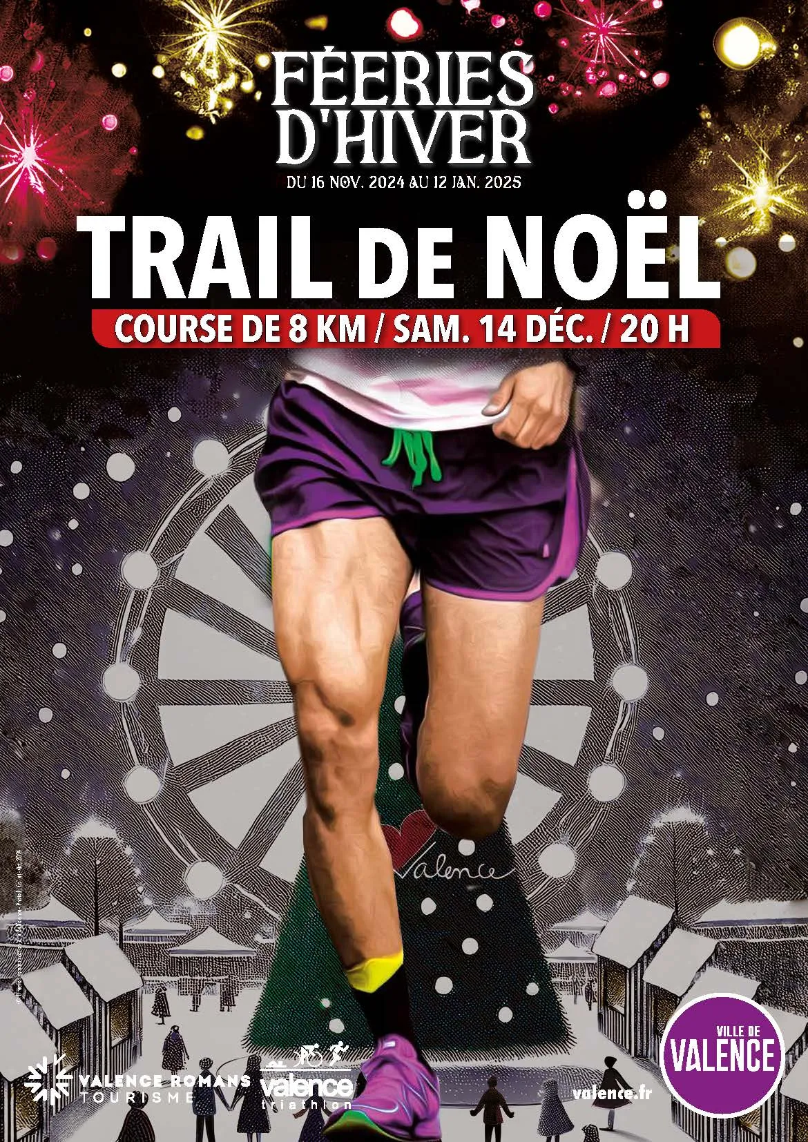 Trail de Noël Valence 2025 Inscription Résultats