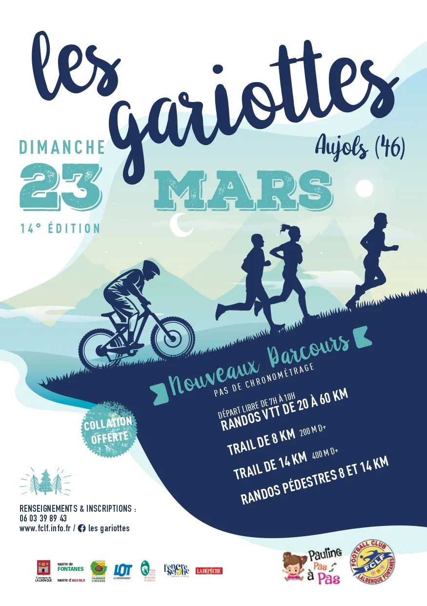 Trail des Gariottes 2025 Inscription Résultats