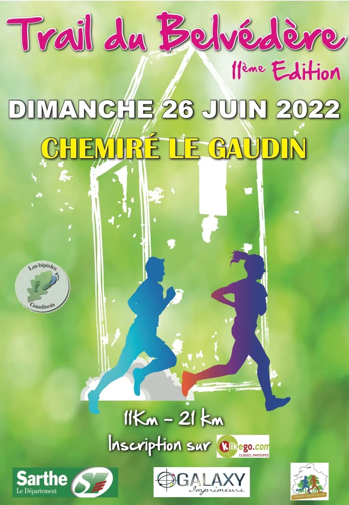 Trail du Belvédère – Chemire le Gaudin 2026 Inscription Résultats