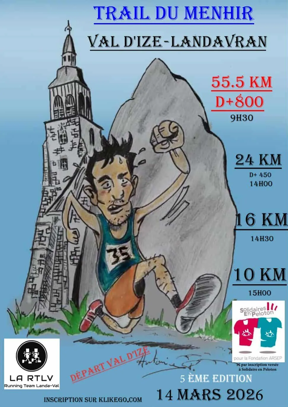 Trail du Menhir 2026 Inscription Résultats
