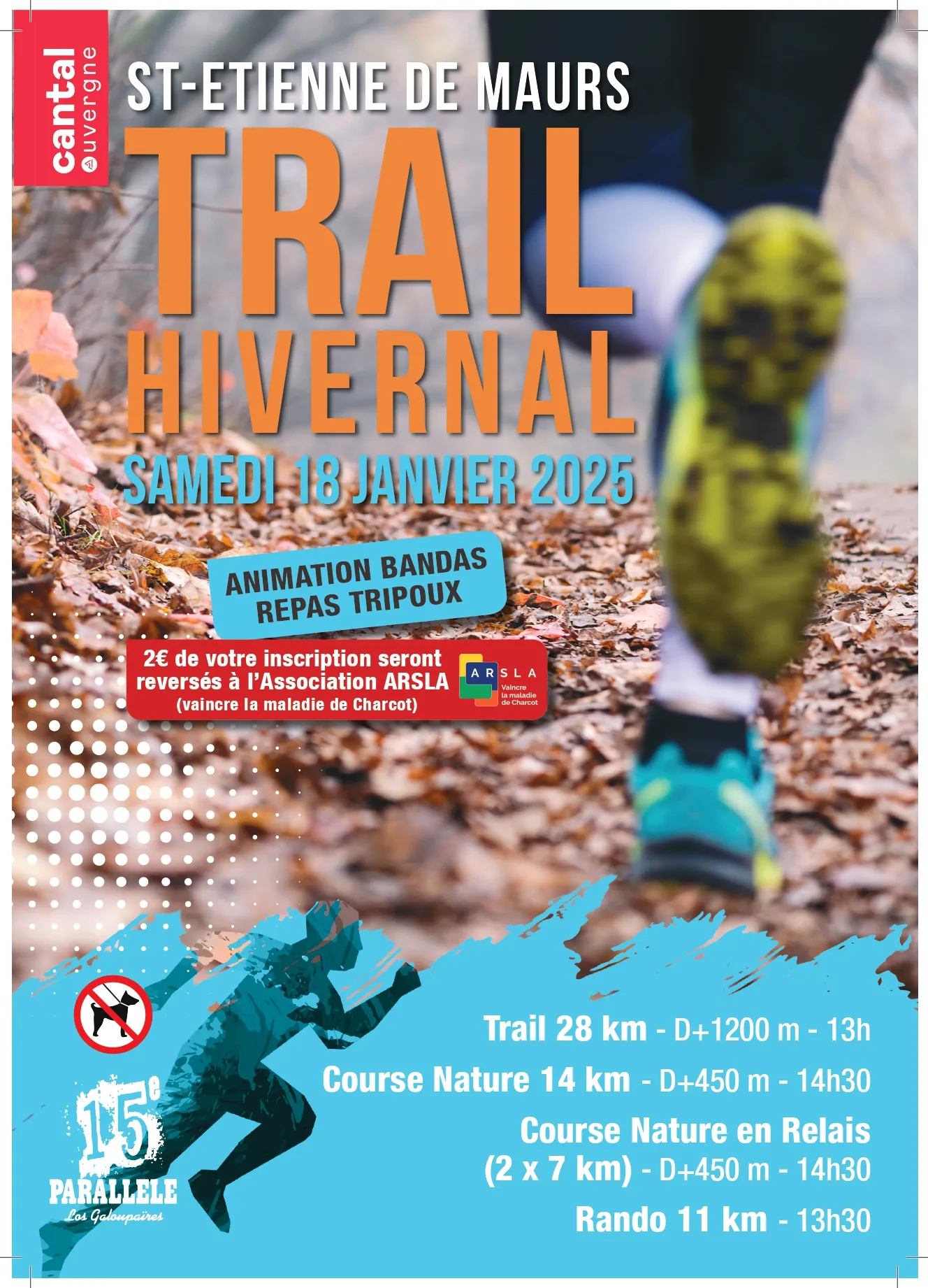 Trail Hivernal de Saint Etienne de Maurs 2026 Inscription Résultats