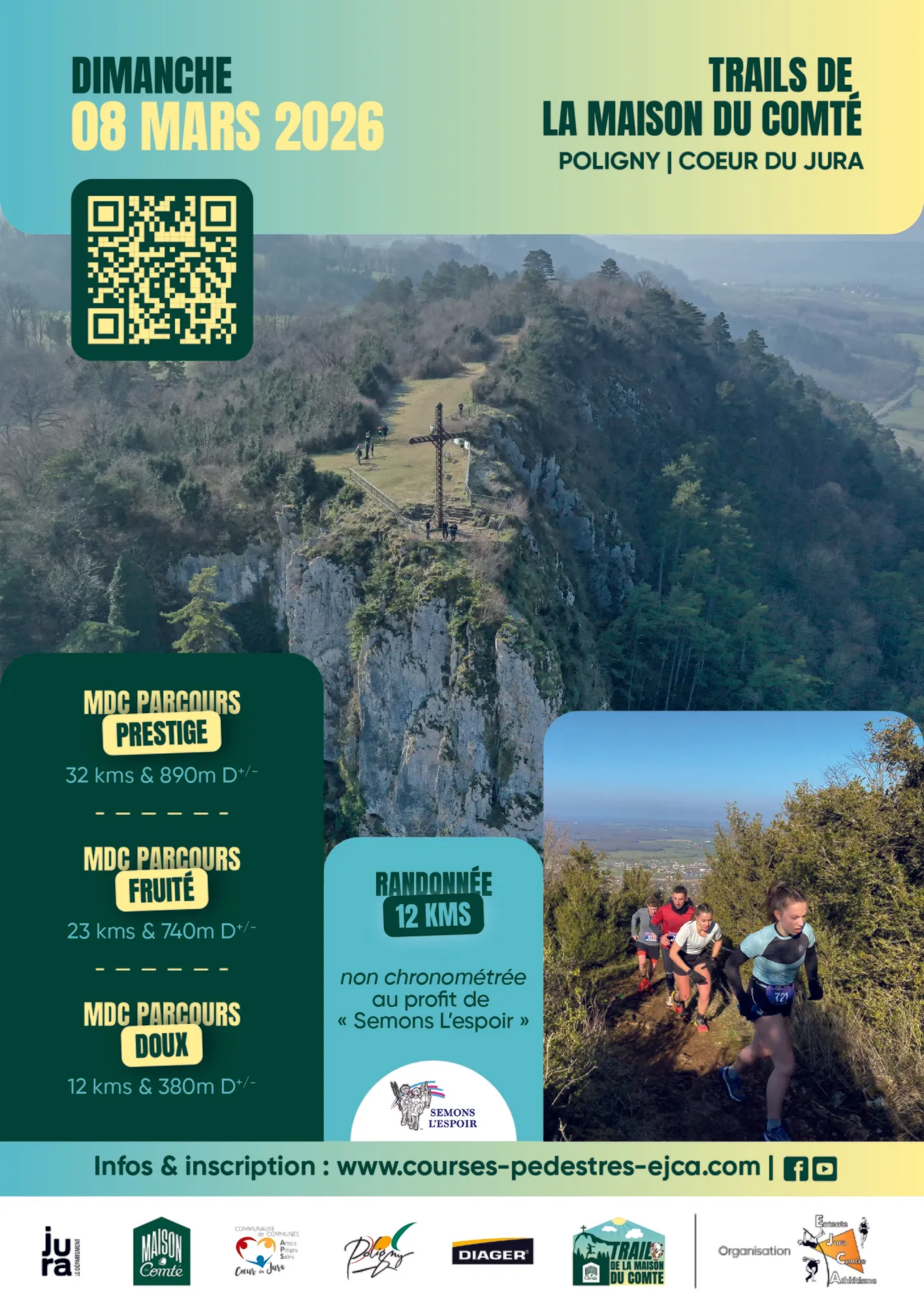 Trails de la Maison du Comté 2026 Inscription Résultats