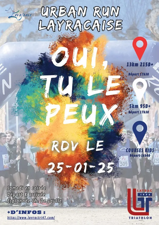 Urban run Layracaise 2026 Inscription Résultats